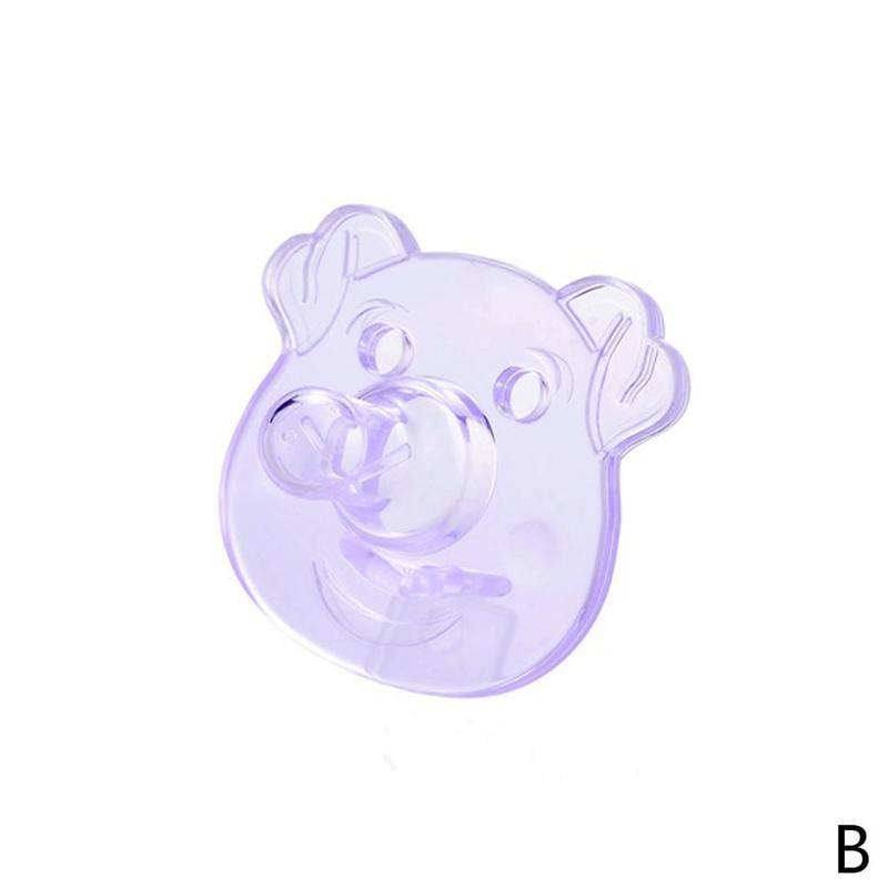Boys Girs Dummy Nipples Baby Cartoon Teether Pig Nipple Pacifier Kids