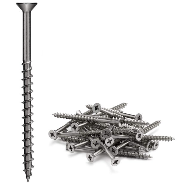 KS Hardware 3 Inch Wood Screws for Door Hinge 9 Security Screws, 24