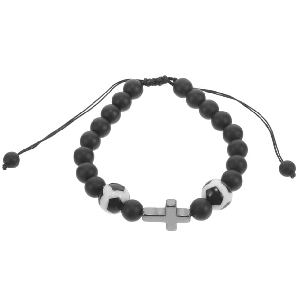KAKOWELY Pulsera deportiva, pulsera creativa, pulsera con dijes de fútbol, cadena deportiva para la muñeca, decoración de muñeca
