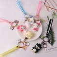 thumbnail image 4 of Liangnv Paquete De 5 Lindos Llaveros De Anime De Muñeca,Accesorios De Llavero De Coche Kawaii,Encantos De Bolso De Llavero para Mujer, 4 of 5
