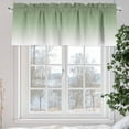 thumbnail image 2 of Sage Green Gradient Kitchen Valances for Windows Abstract Sage White Watercolor Valance Curtains&nbsp; for Kitchen /Living Room/Bedroom/ Bathroom Decor, 42"x12 " ,Rod Pocket 1 Panel,, 2 of 7