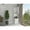 White, variant on Two Door Bottom Cabinet, Middle Display - Showcase Your Favorite Liquor
