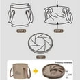 thumbnail image 7 of Collapsible Bucket under $5! Xqxayjr Collapsible Camping Water Storage Bucket, Portable Leakproof Folding Wash Basin, Multi-Purpose Foot Tub for Hiking Fishing Garden, 7 of 7