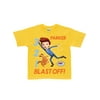 Personalized Ready Jet Go! Blast Off Yellow T-Shirt, Youth, Yellow
