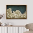 thumbnail image 4 of HFDF Canvas Prt Wall Art Vtage Lone Cloud Classic Mimalist Sky and Cloud Design Illustrations Fe Art Decorative Zen Multicolor Country/Farmhouse Retro for Bedroom - Natural 24x20inch Framed, 4 of 6