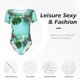 thumbnail image 4 of Fotbe Tropical Pineapple Body de Mujer con Cuello Redondo y Mangas Cortas, Sin Mangas Ajustado, Suave, Cómodo y Básico-XX-Large, 4 of 7