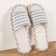 thumbnail image 1 of Pantuflas de lino de verano con estampado pastoral para el hogar, antideslizantes, para parejas, de lino, para hombres y mujeres, para viajes, de algodón y lino, 1 of 6