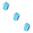 thumbnail image 1 of crativent US Plug Charger USB LED Cellphone Charging Adapter Portable Circuit for Protection Electronic Replacement Block Accessory Blue 3Set, 1 of 6