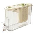 thumbnail image 2 of Hervidor de agua frío de plástico PP de 4 litros, dispensador de bebidas con grifo, jarra de agua y jugo. Verde, 2 of 9