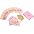 thumbnail image 2 of Cartes à Notes Papillon Vierges, Fleurs Dispersées (12 Unités) - 5048671, 2 of 5