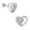 Silver, variant on Cremation Jewelry for Ashes Heart Urn Ash Earrings for Ashes for Women Urn Keepsake Memorial Earrings Ashes Holder of Loved Ones
