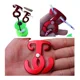 thumbnail image 1 of 4piezas Mini Gancho Aluminio Rojo Colgar Olla Mochila Camping Tienda, 1 of 5