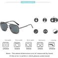thumbnail image 3 of Polarized Men's Driving Sunglasses Outdoor Sun Shades Fishing (Color : D, Size : Medium), 3 of 4