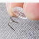 thumbnail image 3 of 100Pcs DIY Clear Twist Pins Heads Twisty Pin for Upholstery, Slipcovers and Bedskirts and Other Fabric and Materials Securely in Place, 3 of 5
