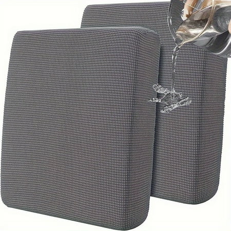 

PORK Stretchable Waterproof Sofa Seat Covers - Slip-Resistant Cushion Protectors with Soft Fabric Perfect for Bedroom Office & Living Room Decor
