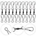 thumbnail image 4 of 10Pcs Windsock Clips Dual Swivel Hooks 360° Rotatable Hanger Suspension Hooks, 4 of 5