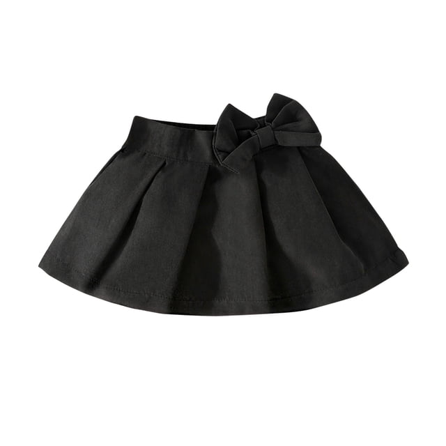 Birdeem Jupe Plissée Décontractée Unie pour Filles Mode Jupe Plissée Polyvalente