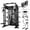 HORUS Black, variant on Mikolo Horus Smith Machine & Functional Trainer, 2×2"Uprights (33 Holes), Dual 128LBS Weight Stack, Dual High/Low Cables, Full Body Workout Home Gym
