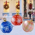 thumbnail image 5 of Bola inflable navideña decorada de 24 pulgadas para exteriores, de PVC, gigante, grande, para decoración navideña, juguete con orificio para colgar, 5 of 5