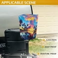 thumbnail image 3 of Yuyamidu Seaside RV Electric Tongue Jack Cover Sunset RV Electric Jack Cover 300D RV Accessories UV Resistant RV Travel Trailer Jack Protective Cover for RV Cover, 3 of 7