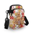 thumbnail image 3 of HELLHERO Black Horse Silhouettes Sunflowers Sling Bag Polyester Double Layer for Daily Use, 3 of 7