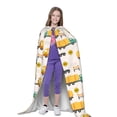thumbnail image 4 of Honeii Cars Print Poncho Cape, Cloak Coat, Snuggly Hooded Wearable Blanket, Hooded Cape For Teenagers,Halloween Costumes-Large, 4 of 7