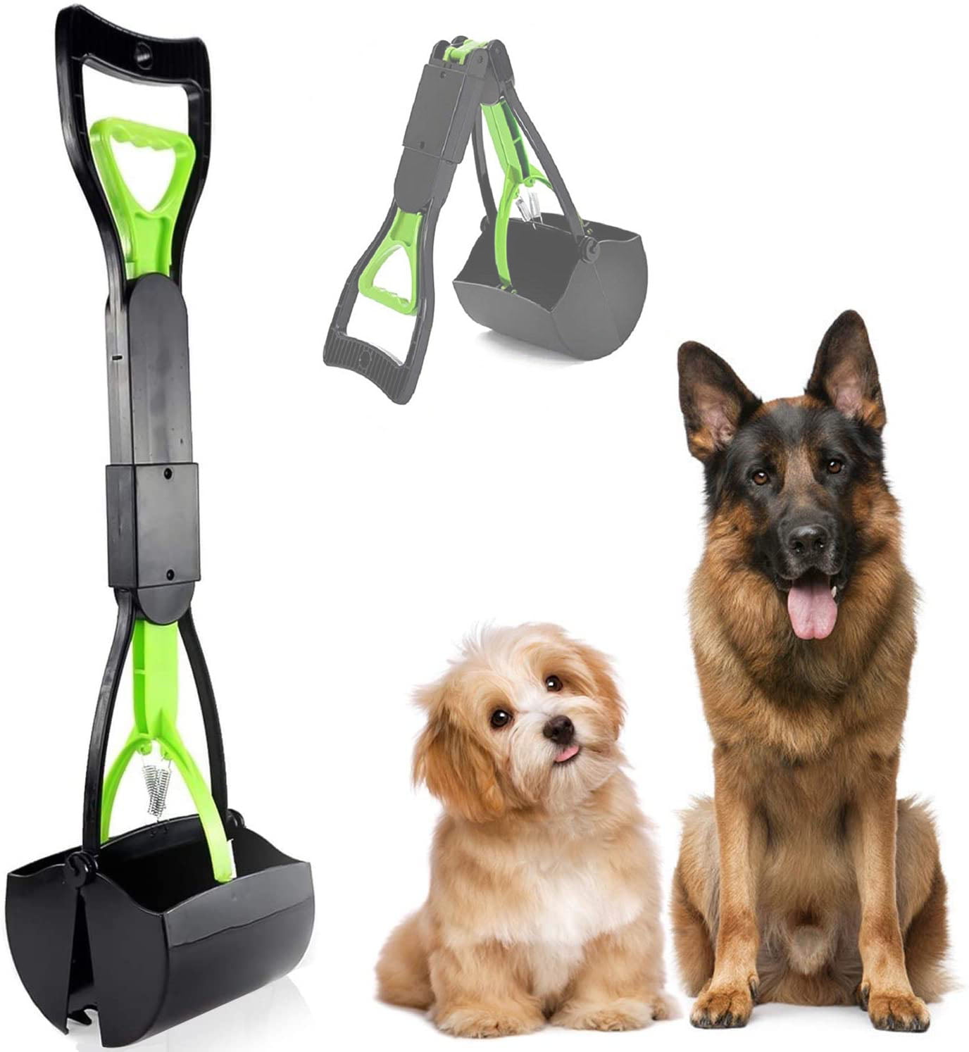 Metal Pooper Scooper Dog Poop Remover Pet Waste Removal Easy Quick Sanitary NEW 