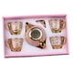 thumbnail image 1 of Juego de tazas de té de cerámica, juego de té, regalo, juego de tetera portátil fácil de usar, juego de taza de café y platillo para el hogar, 4 tazas 1 olla, 1 of 8