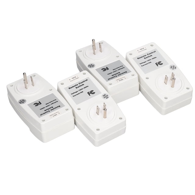 Kit de enchufe de control remoto inalámbrico, enchufe de interruptor inteligente con enchufe de interruptor con control remoto Enchufe de control remoto Diseño de clase mundial