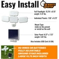 thumbnail image 3 of Bell+Howell Solar Powered Motion Sensing Bionic Floodlight, 6500K White 2000 Lumens, 3 of 4