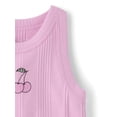 thumbnail image 4 of The Children's Place Girls Sleeveless Graphic Ribbed Tank Top, Sizes XS-XXL, 4 of 4
