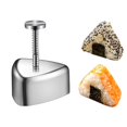 thumbnail image 3 of Stainless Steel Triangular Rice Ball Mold Create Adorable Sushi Shapes Easy to Clean Diy Tool for Home Kids Lunch Bento, 3 of 5
