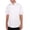 White, variant on Culinary Master Men's Short Sleeve Zip Chef Jacket Breathable Polycotton New