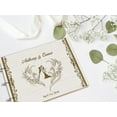 thumbnail image 5 of Darling Souvenir Personalized Engraved Laser Cut Wedding Guest Book Wooden Cover Sign-in Book Registry Guestbook Scrapbook-68, 5 of 7