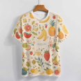 thumbnail image 3 of Various Fruits Women's T-Shirt Short Sleeve T Shirts Tops Tee Ladies Loose T, 3 of 6