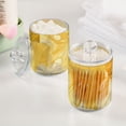 thumbnail image 5 of Yellow Palm Leaves Translucent Plastic Cans Storage Canisters with Lid Set of 4, 5 of 7