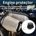 thumbnail image 2 of Unique Bargains Engine Air Filter 60mm High Flow Trapezoid Clamp-On Cold Air Intake Filter Closed-Top Cool Air Filter Cleaner with 1 Clamp Black for Car, 2 of 6