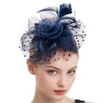 thumbnail image 3 of Diadema Fascinator Estrella de Luto para Mujeres, 3 of 8