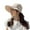 Beige, variant on Women's Sun Hat UV Protection Windproof Foldable Wide Brim Beach Fishing Hat