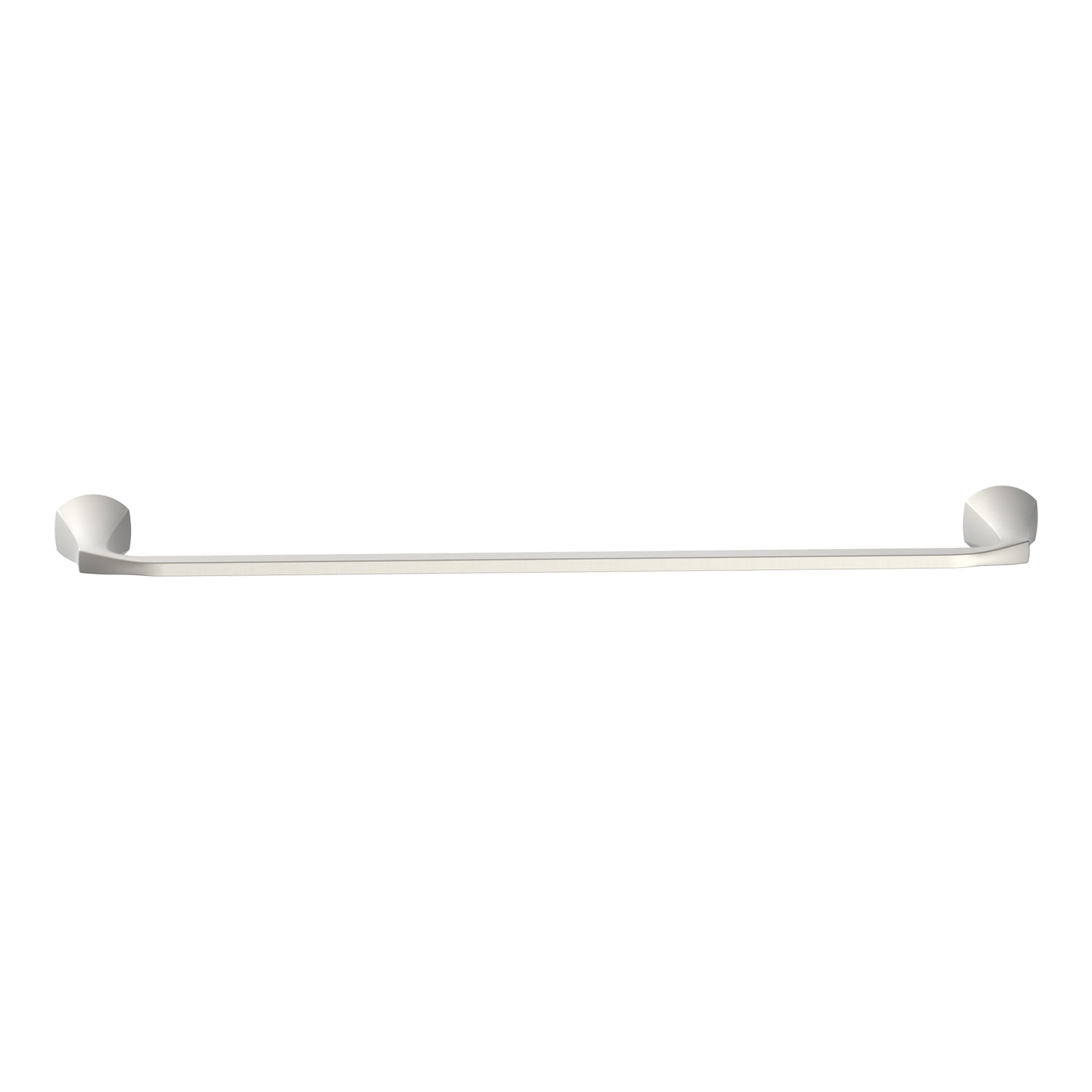 Better Homes & Gardens Simple Flare 3-Piece Bathroom Hardware Set, Satin Nickel – Includes Towel Bar, Towel Ring & Toilet Paper Holder