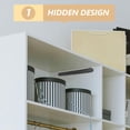 thumbnail image 4 of HAMPPLIES 1 Set of Cabinet Drawer Track Guide in Black Plastic for Home Improvement, 4 of 8