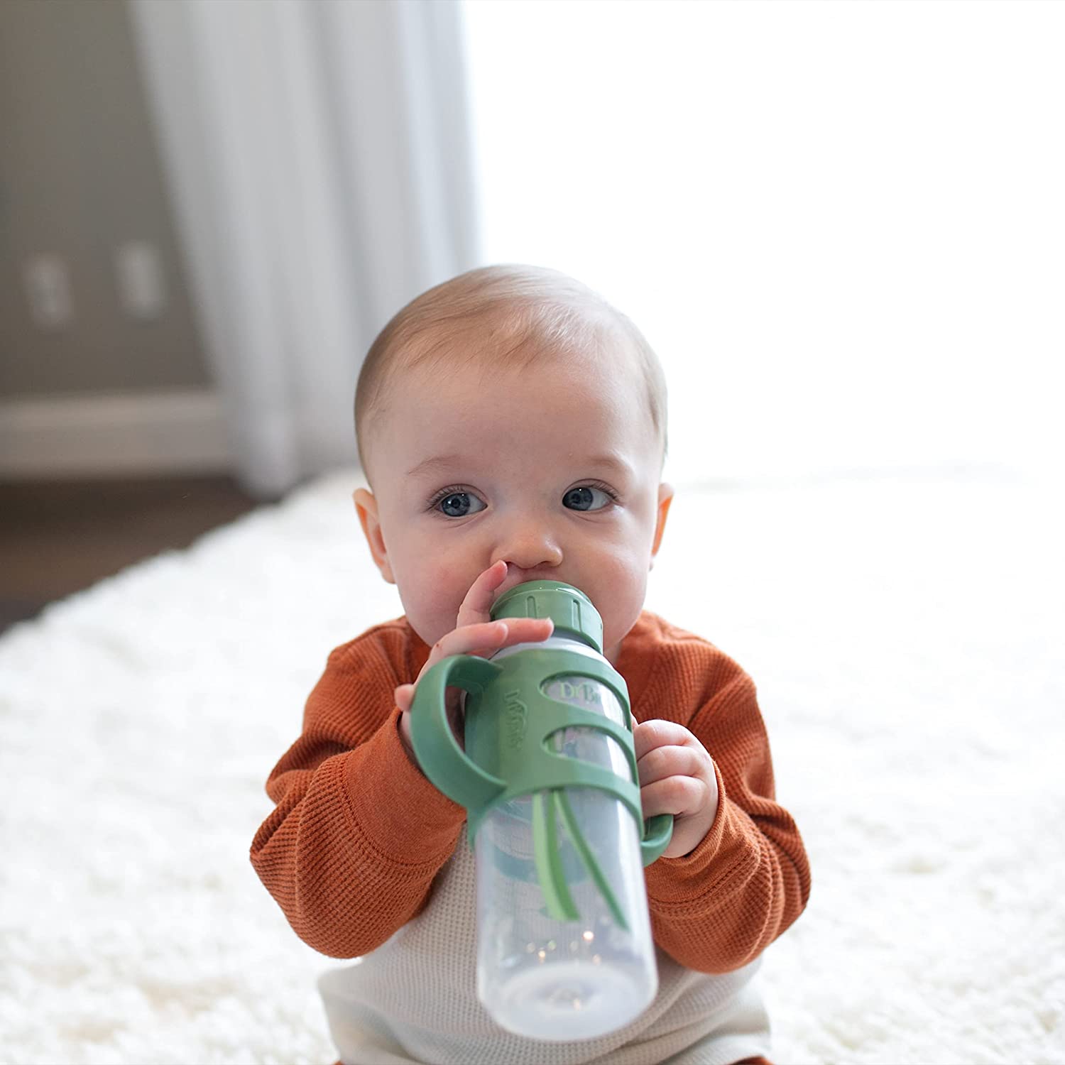 Dr. Brown's Milestones Sippy Bottle with Handles, 8oz, Pink photo 4