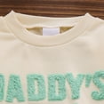 thumbnail image 6 of Ymyiu Cute Outfits for Teen Girls Girls Sweatsuit Kids Fashion Long Sleeve Sweatshirt and Wide Leg Pants Tracksuit Sets 2 Piece Outfits 12-18 Months(Light Green, 12-18 Months), 6 of 8