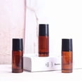 thumbnail image 4 of Empty 2 Pcs Brown 50ml Glass Roller Bottles Large Refillable Deodorant Bottle Containers Rollerball For Fragrance, 4 of 8
