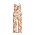 thumbnail image 5 of No Boundaries Juniors' Strapless Tie Front Jumpsuit, 5 of 5