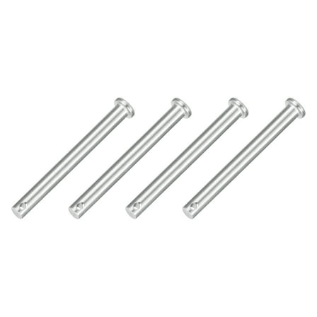 4Pcs 5/16" x 3-1/8" Single Hole Clevis Pins, 304 Stainless Steel Flat Head Pins