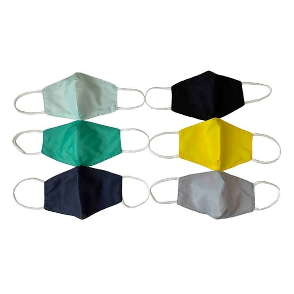 ORLY Reusable Cloth Face Masks for Kids Elastic Strap Assorted Colors HB-0048-ST