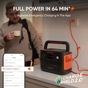 Jackery Explorer 1500 v2 Portable Power Station, 1536Wh LiFePO4 Solar Generator, 2000W Rated Power, 1H Rapid Charging, 10ms UPS Function, Suitable for Outdoor Activities, Emergency Backup, Camping