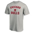 thumbnail image 2 of Men's Heathered Gray Chicago Bulls Victory Arch T-Shirt, 2 of 3