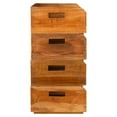 thumbnail image 6 of vidaXL Wine Racks 4 pcs for 16 Bottles Solid Reclaimed Wood, 6 of 11